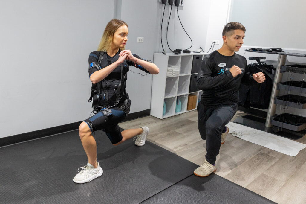 Miha Bodytec for cardio and strength training near Lincoln Park